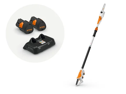 STIHL HTA 30 Battery Pole Pruner Kit | 2 AS 2 Batteries & AL 5-2 Charger