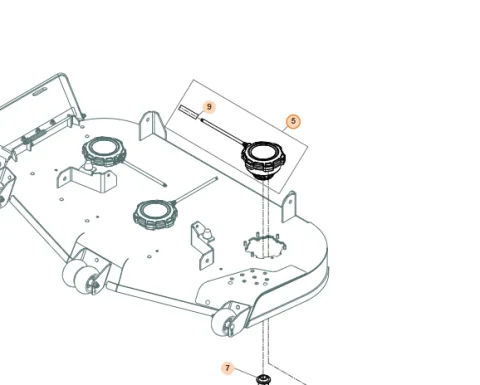 STIHL WA04 600 0205 Electric Mowing Motor | RZA & AZA Decks