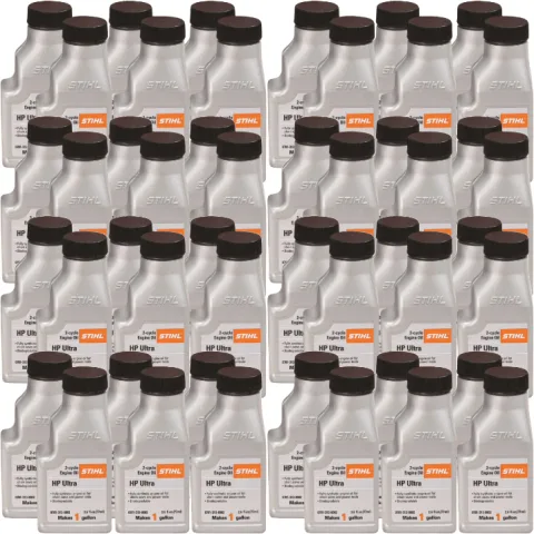 Stihl HP Ultra 2-Cycle Engine Oil 1 Gallon Mix Case/48 Bottles BULK STIHL HP Ultra oil 2.6 oz