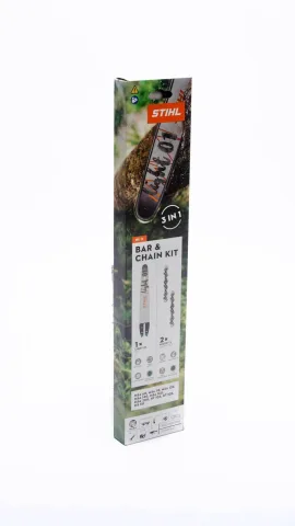 STIHL 3005 005 9903 2+1 Cut Kit – 12" Bar & 2 71 PM3 64 Chains