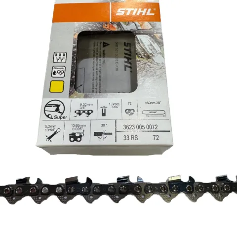 STIHL 33RS 72 Rapid Super 20" Chainsaw Chain – 3623-005-0072