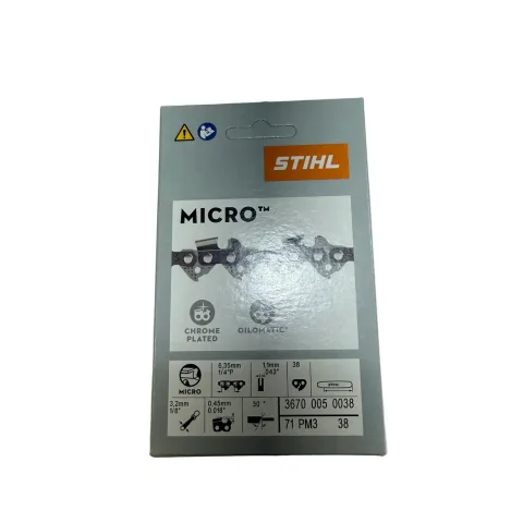 STIHL 3670 005 0038 6" Chainsaw Chain 71 PM3 38 | 1/4" Picco .043 38DL