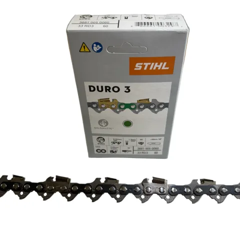 STIHL RAPID Duro 3 3681 005 0060 (33 RD3 60) Chainsaw Chain – 16” Bar, 3/8” Pitch, .050” Gauge, 60 Dr