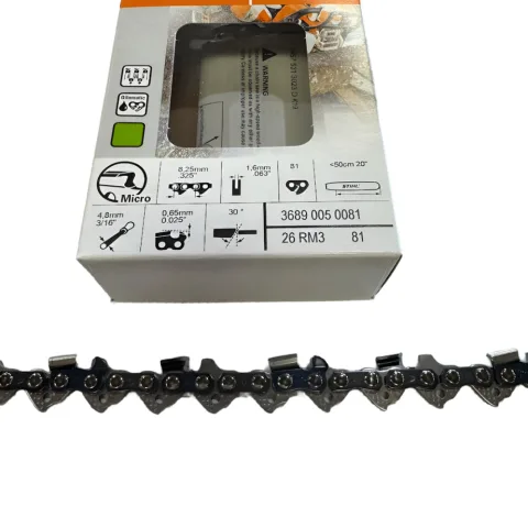 Stihl 3689-005-0081 Chainsaw Chain 26RM3 | 20" .325 .063 81DL OEM
