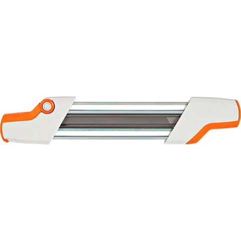 STIHL 5605 750 4305 – OEM 2-in-1 File Guide, 3/8" Chainsaw Sharpener