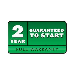 2-Year Guaranteed-to-Start Warranty